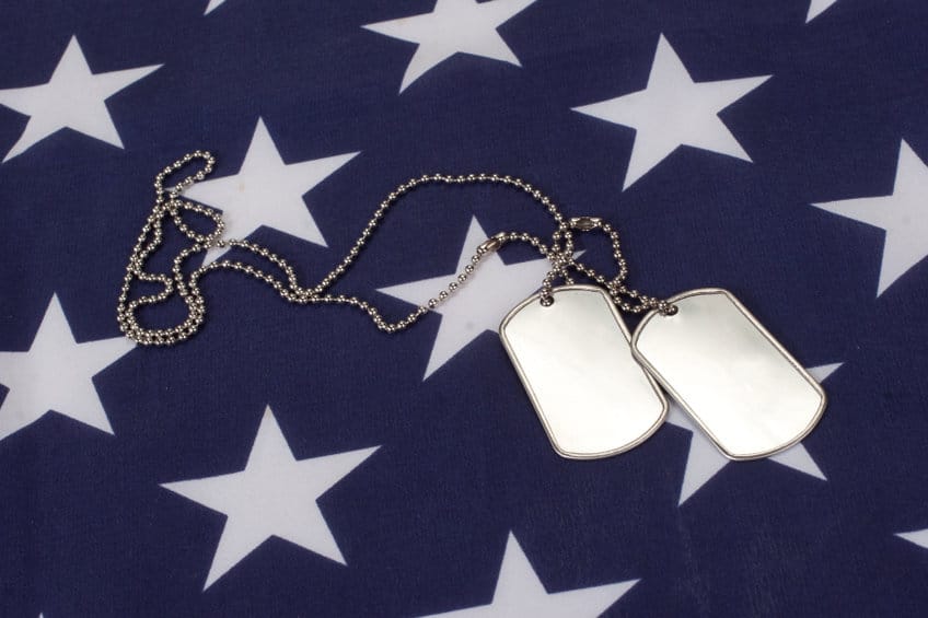American Solider Tags